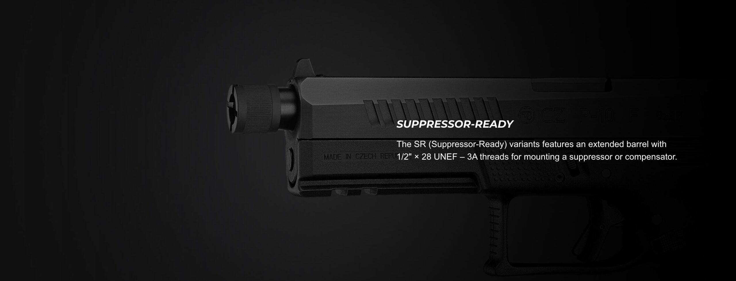 CZ P-10 Suppressor Ready