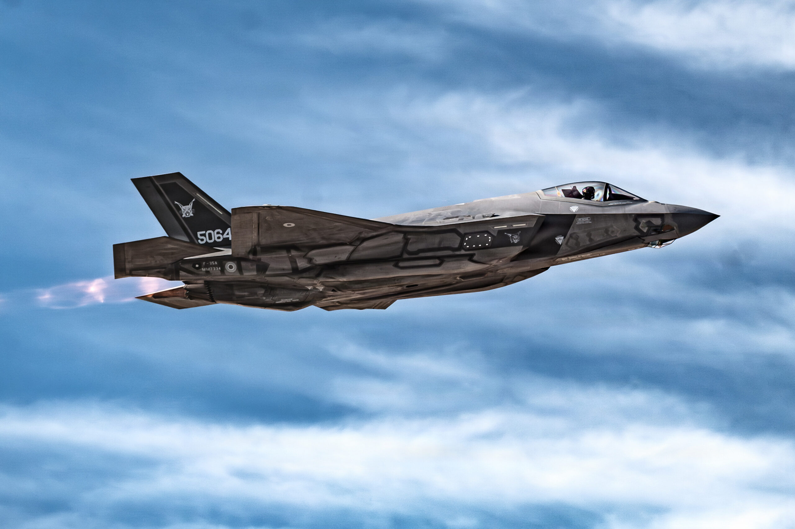 米空軍のF-35とルーク空軍基地