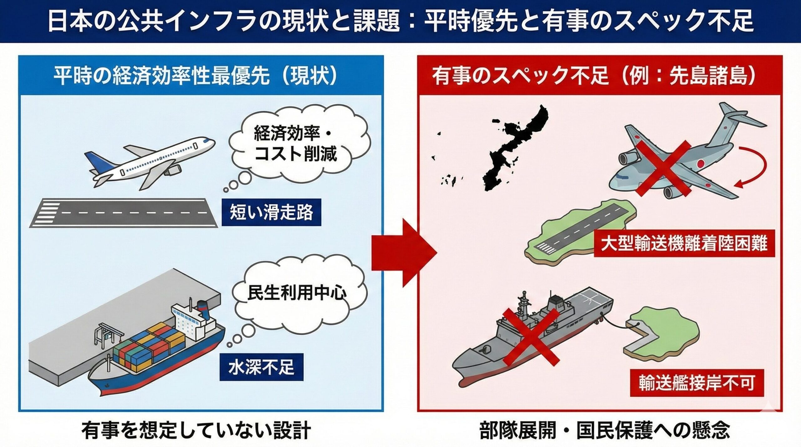 民間港湾スペック不足