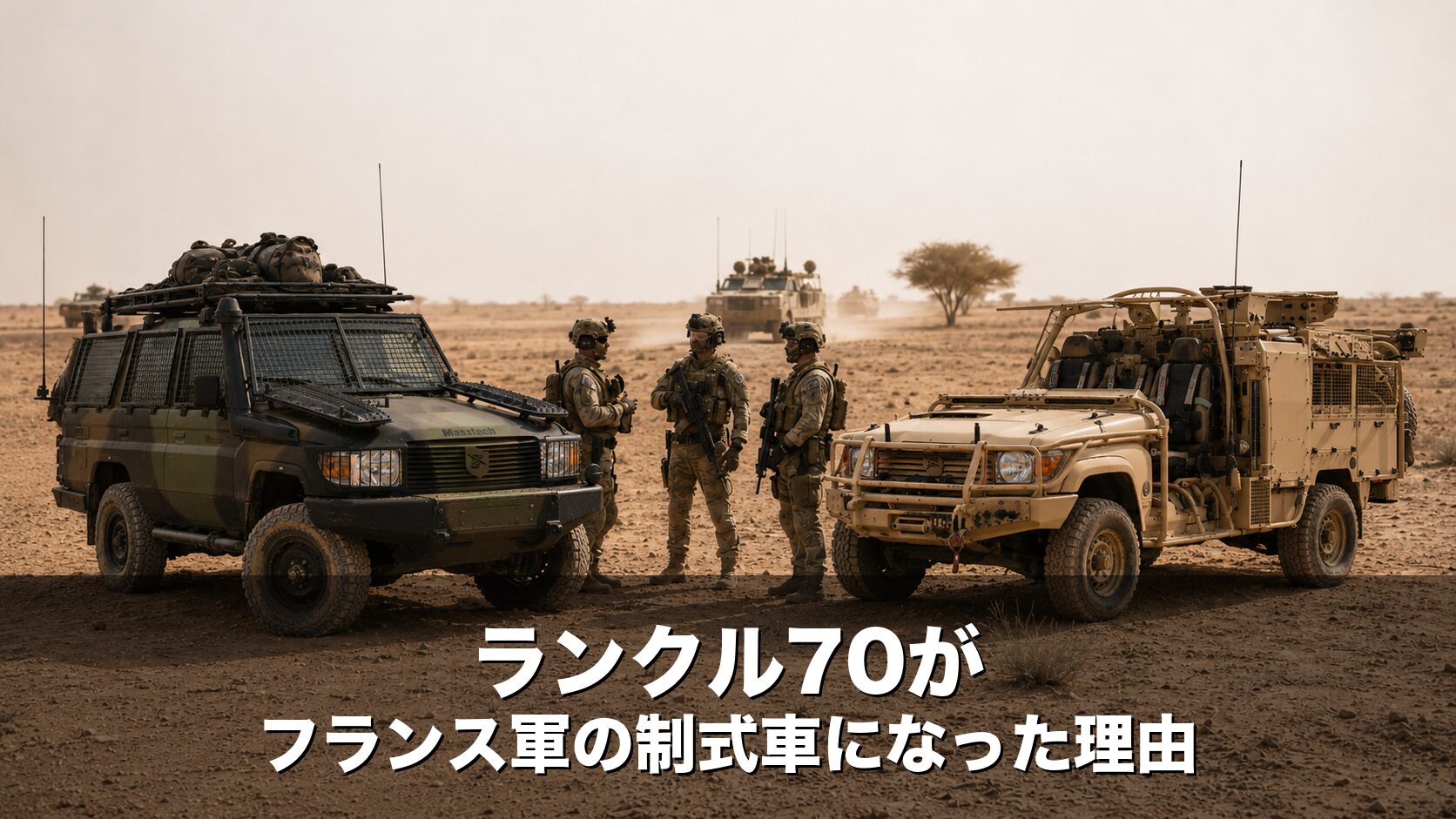 ランクル70がフランス軍の制式車になった理由